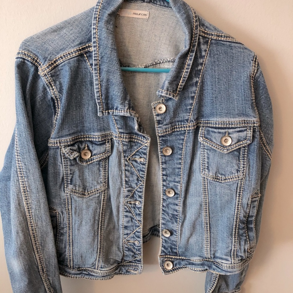 Maurices Plus Size 1 Jean Jacket